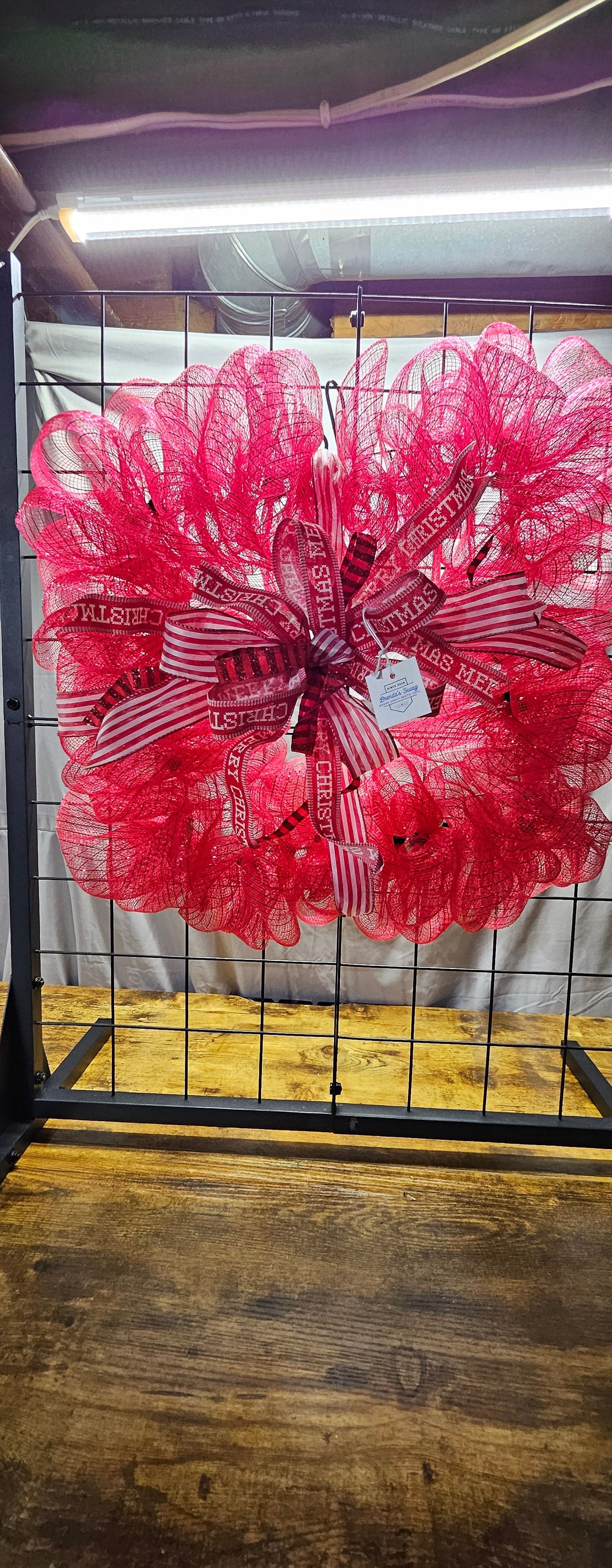 Deco Mesh Christmas Present Wreath