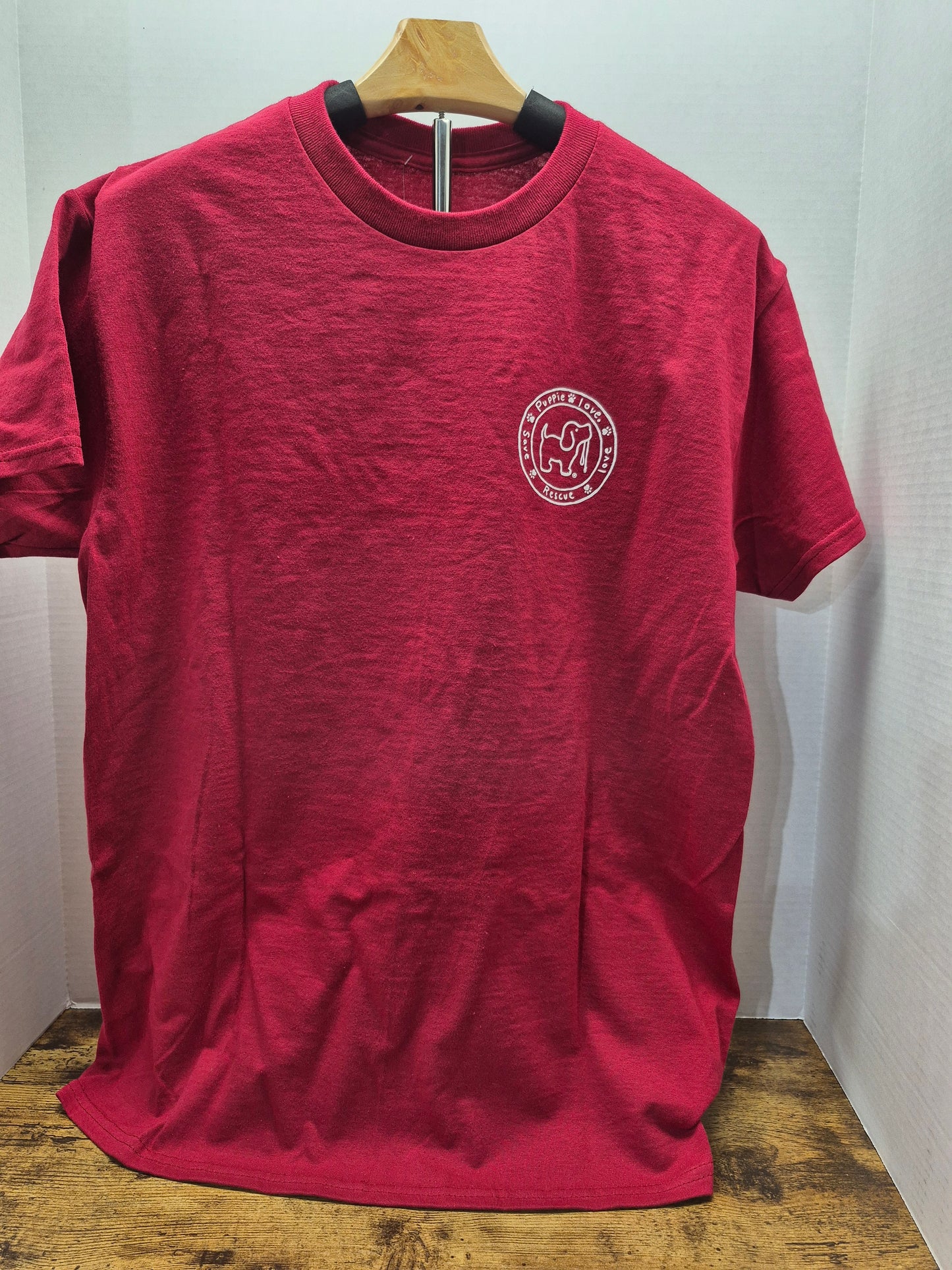 Puppie Love Woody Christmas Tree LS tee