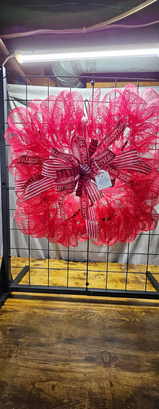 Deco Mesh Christmas Present Wreath