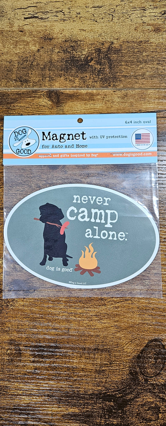 Car Magnet- DIG-Never Camp Alone