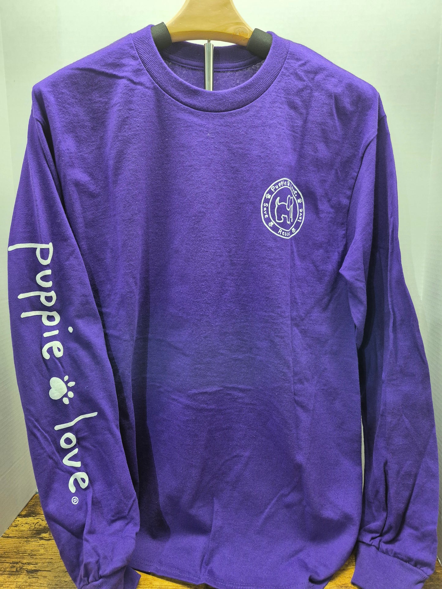 Puppie Love Striped Suit LS tee